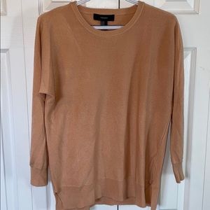 soft peach sweater